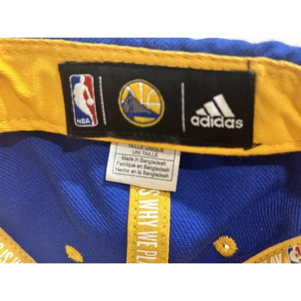 ADIDAS Golden State Warriors 2016 Official NBA Draft Cap Hat Snapback