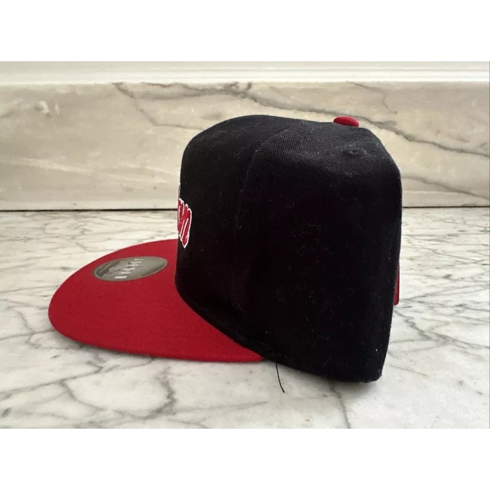 NWT NOS 2015 Air Jordan ADULT UNISEX RedBlack Jumpman Snapback Hat (AV8448-010)