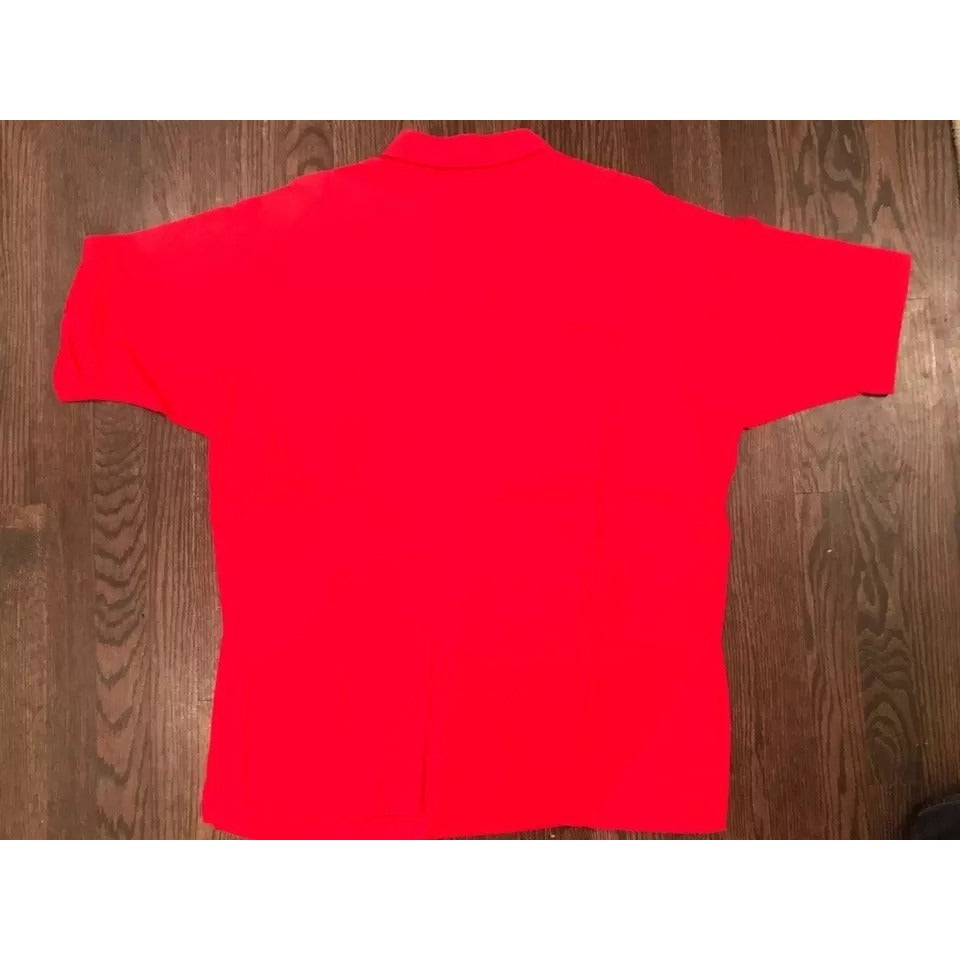 NOS Vtg Russell Athletic Alabama Crimson Tide 4-Button Polo Shirt w Pocket