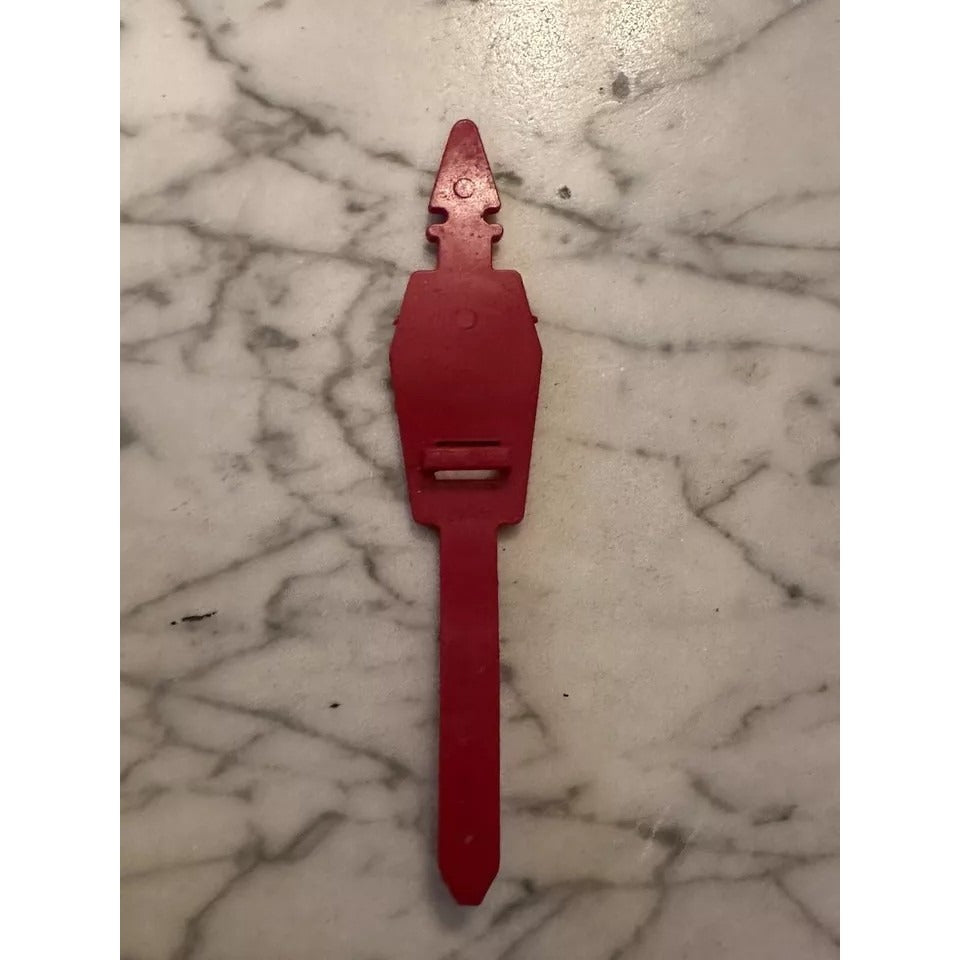 EUC Vintage 1986 Mattel Bravestarr 3030 Scabbard for Horse (RED)