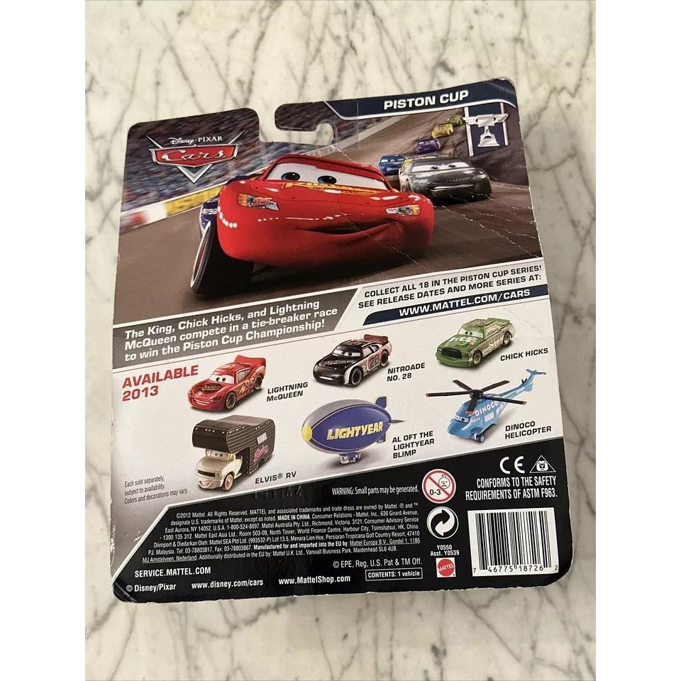 NEW Disney Pixar Cars Deluxe Elvis RV #16/18 Piston Cup Mattel (2012)
