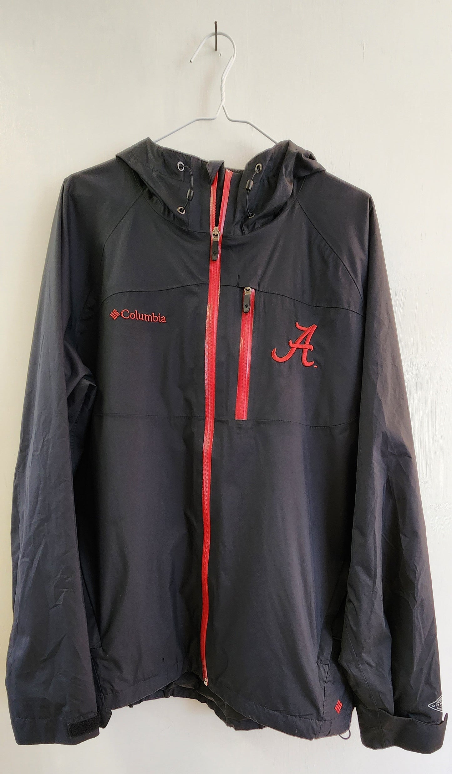 EUC Columbia University of Alabama Lightweight Jacket - Mens Large