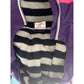 Colorful Kids Winter Jacket With Hood & Stripes Lined By Hanna Andersson 140