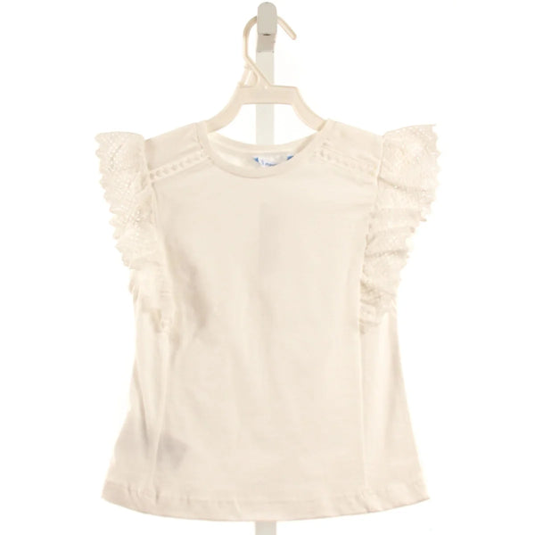MAYORAL WHITE SLEEVELESS SHIRT