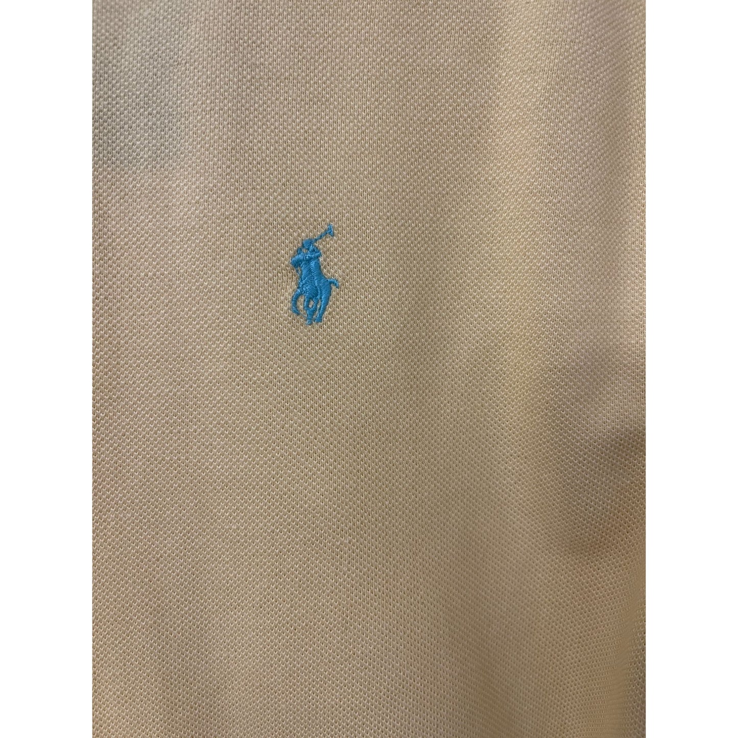 Polo Ralph Lauren Boys XL Yellow Short Sleeve Slim Fit Cotton Polo Shirt