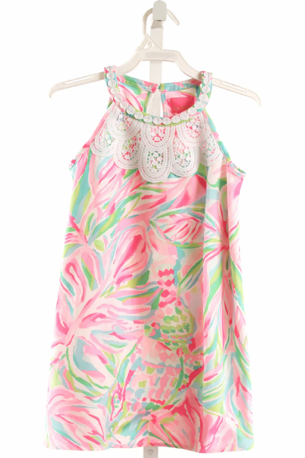 LILLY PULITZER PINK FLORAL DRESS