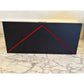 EUC Tag Heuer Watch Display Box (14" x 9-3/4" x 6") Black & Red Bi-Fold Box Only