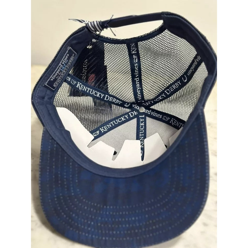 NWT NEW Vineyard Vines 147th Kentucky Derby Whale Dot Trucker Snapback Hat