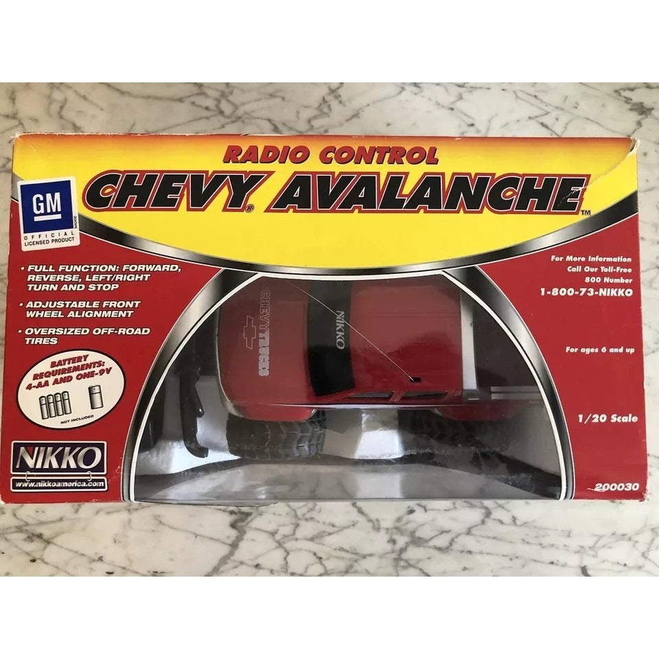 NIOB 2001 NIKKO Chevy Avalanche Remote Control Truck (120 Scale)