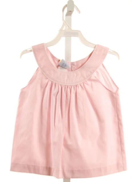 BELLA BLISS LT PINK SLEEVELESS SHIRT