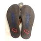 NWT johnnie-O Dockside Distressed Brown Leather Flip Flops-Sz US MENS 8 Sandal