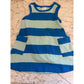 Striped Baby Dress With Bloomers Set By Hanna Andersson 18-24 Months Organic Cotton Blue & Green