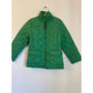 Ralph Lauren Girls Quilted Green Jacket Size 6X With Ribbed Collar & Button Pockets