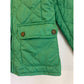 Ralph Lauren Girls Quilted Green Jacket Size 6X With Ribbed Collar & Button Pockets