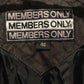 Vintage Mens Members Only Cafe Racer Jacket (BLACK) - Size 46