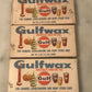 Vintage NOS Gulf Gulfwax Paraffin Wax for Canning Candlemaking (2.5 Blocks)