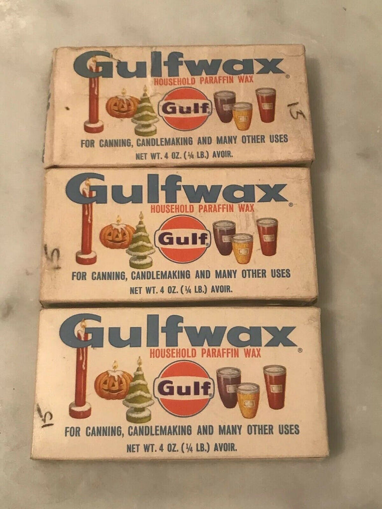 Gulfwax Paraffin Wax for Candle Making, Canning, NOS, NIB 