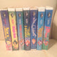LOT of 7 Walt Disney Black Diamond THE CLASSICS VHS Movies