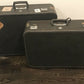 Lot of (2) Vtg Skyway Luggage Carry-On Suitcase Set - Retro Gray (NO Keys)