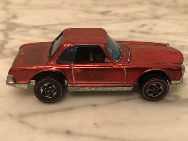 1969 Redline Hot Wheels Mercedes Benz 280SL - Copper w/ White interior (Hong Kon